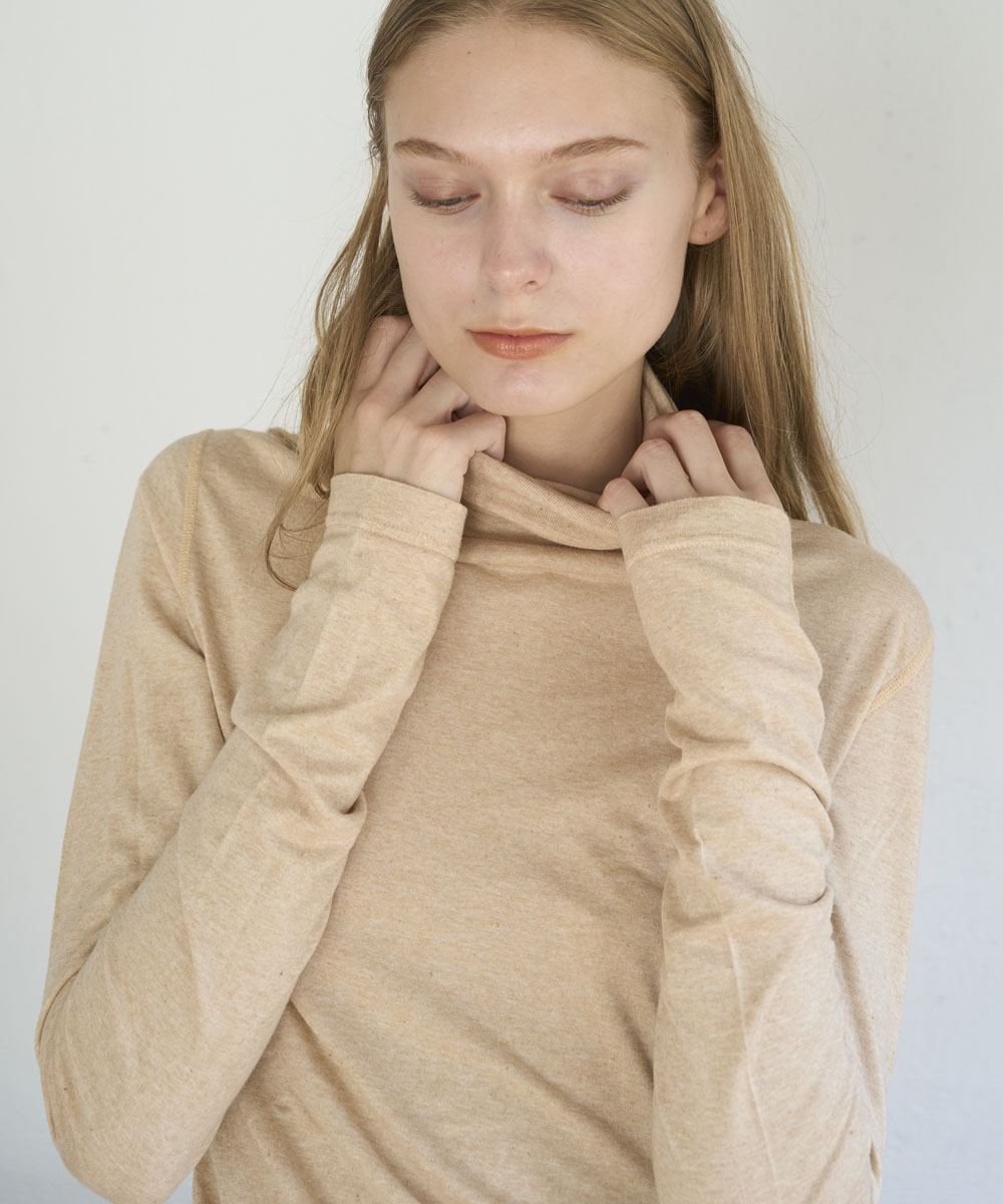 モイストタートルロングスリーブTシャツ【天竺】