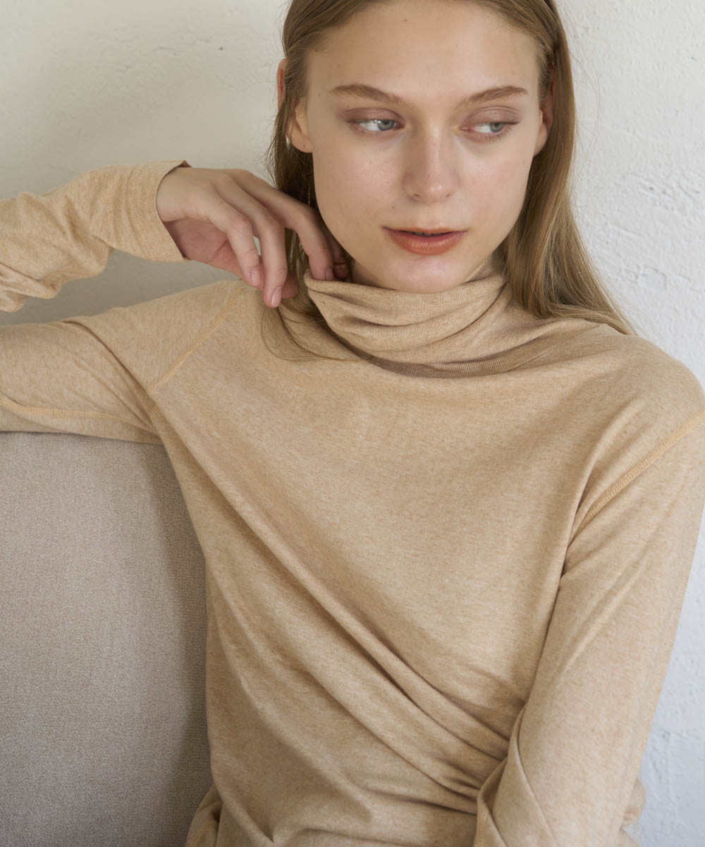 モイストタートルロングスリーブTシャツ【天竺】