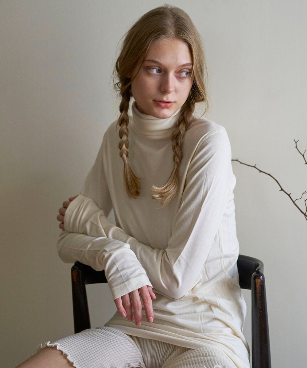 モイストタートルロングスリーブTシャツ【天竺】