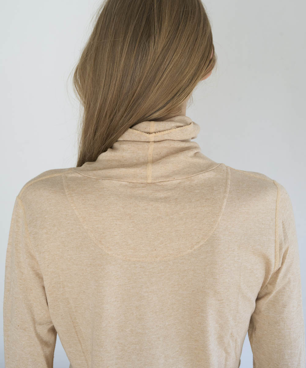 モイストタートルロングスリーブTシャツ【天竺】