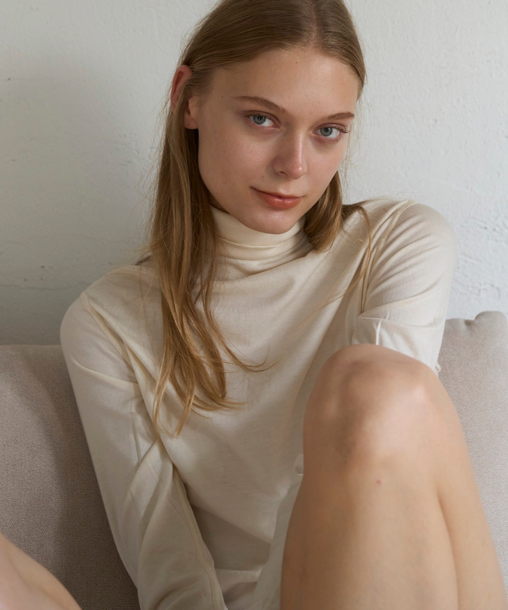 モイストタートルロングスリーブTシャツ【天竺】