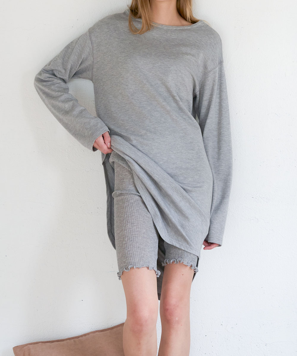 【New】モイスト5分丈レギンス【プリーツ】