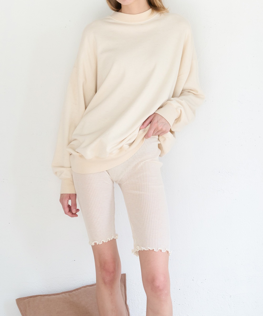 【New】モイスト5分丈レギンス【プリーツ】