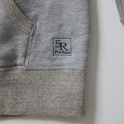 ベーシック吊り編みパーカー【吊編み裏毛】【コットン100%】