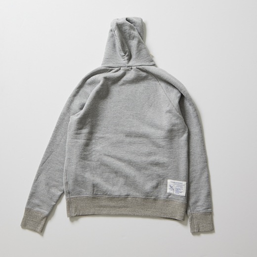 ベーシック吊り編みパーカー【吊編み裏毛】【コットン100%】