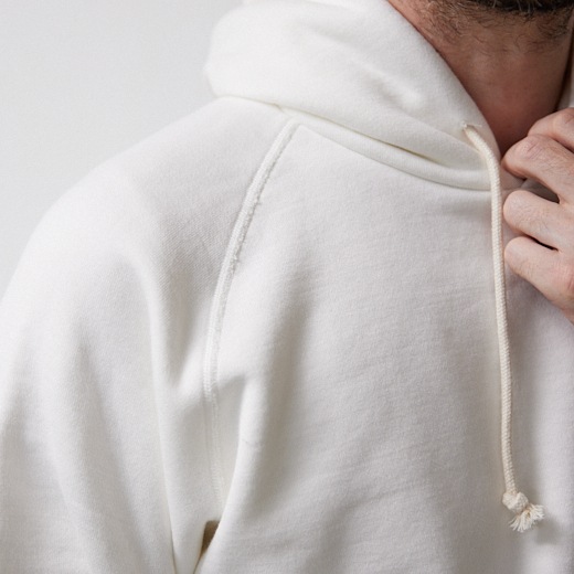 ベーシック吊り編みパーカー【吊編み裏毛】【コットン100%】