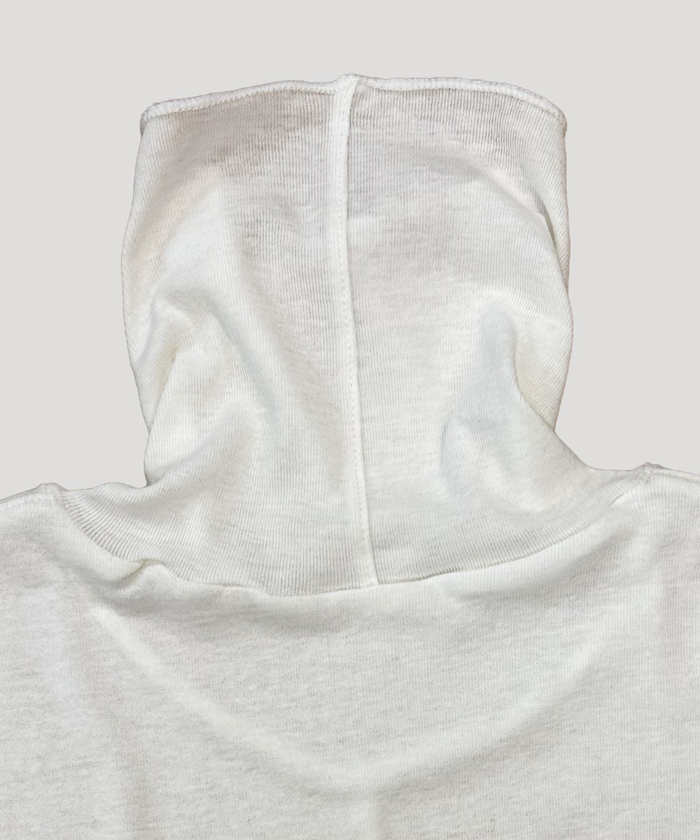 モイストタートルネック長袖Tシャツ【強撚フライス】