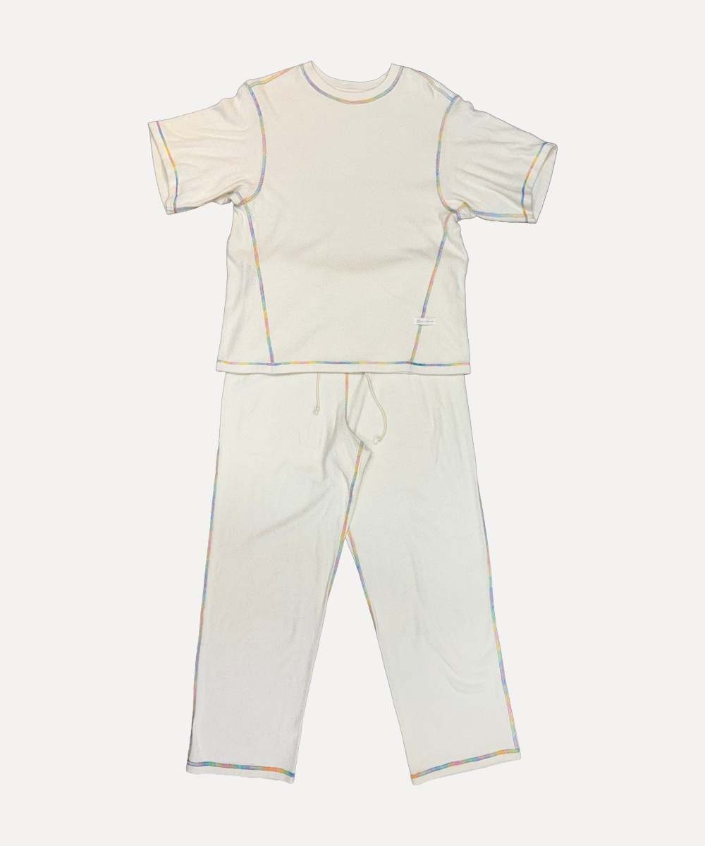 【 1000円OFF 】yawayume半袖パジャマセット【両面パイル】