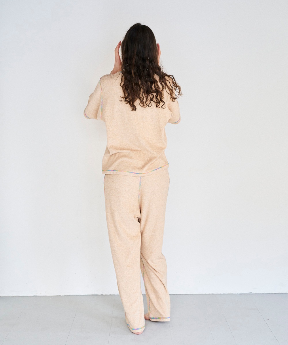 【 1000円OFF 】yawayume半袖パジャマセット【両面パイル】