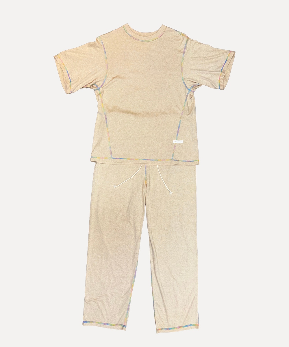 【 1000円OFF 】yawayume半袖パジャマセット【天竺】