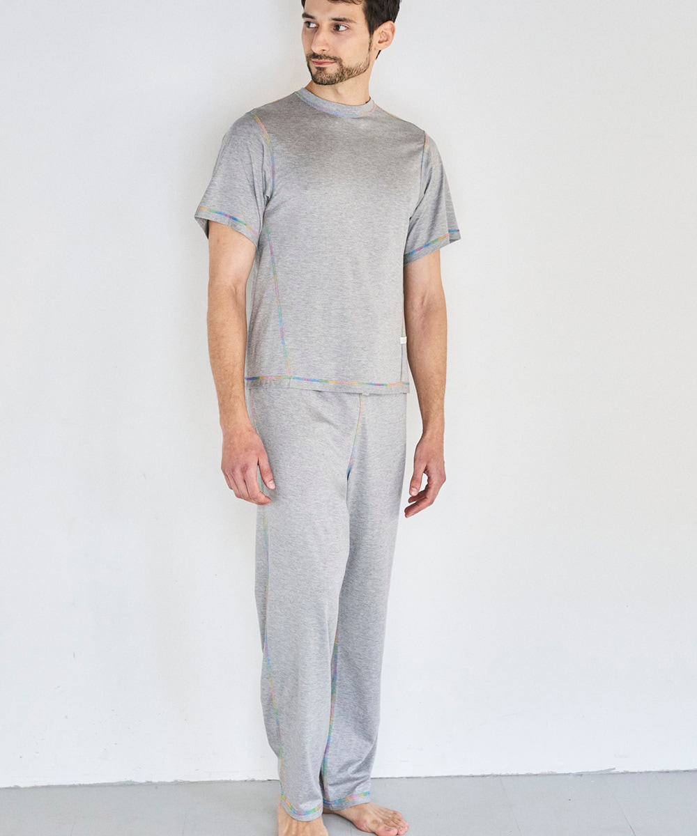 【 1000円OFF 】yawayume半袖パジャマセット【天竺】