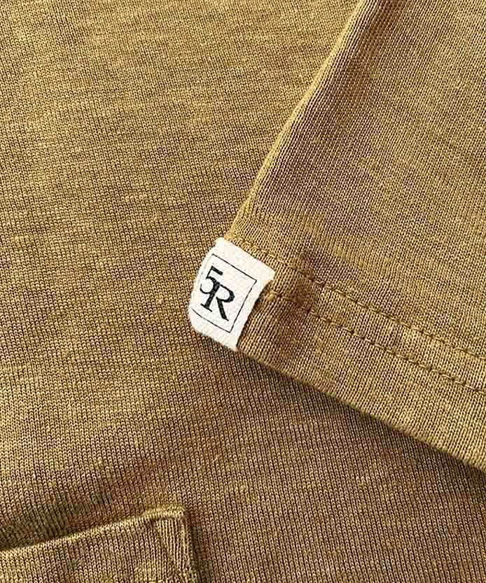 ヘンプ吊り編み半袖Tシャツ【ヘンプ58%コットン42%】