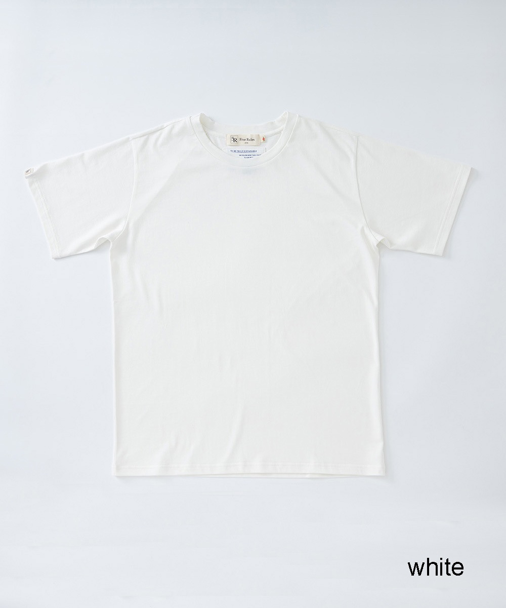 きれいめスプリットラグラン半袖Tシャツ【コットン100%】