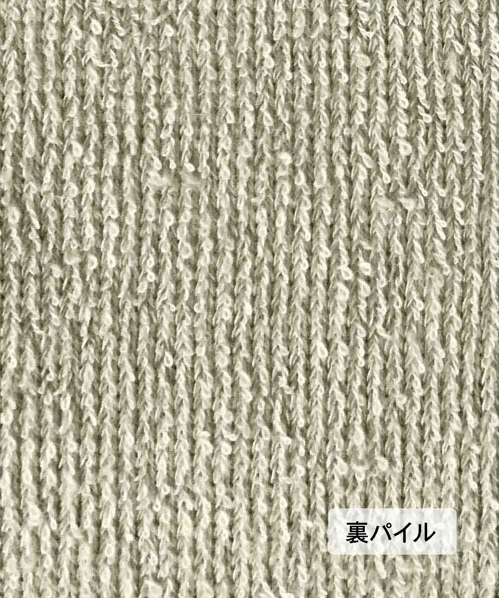 両面パイル半袖Tシャツ【コットン76%リネン24%】