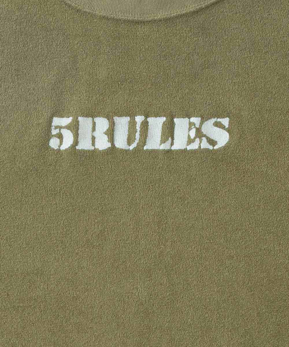 両面パイル半袖Tシャツ【コットン76%リネン24%】