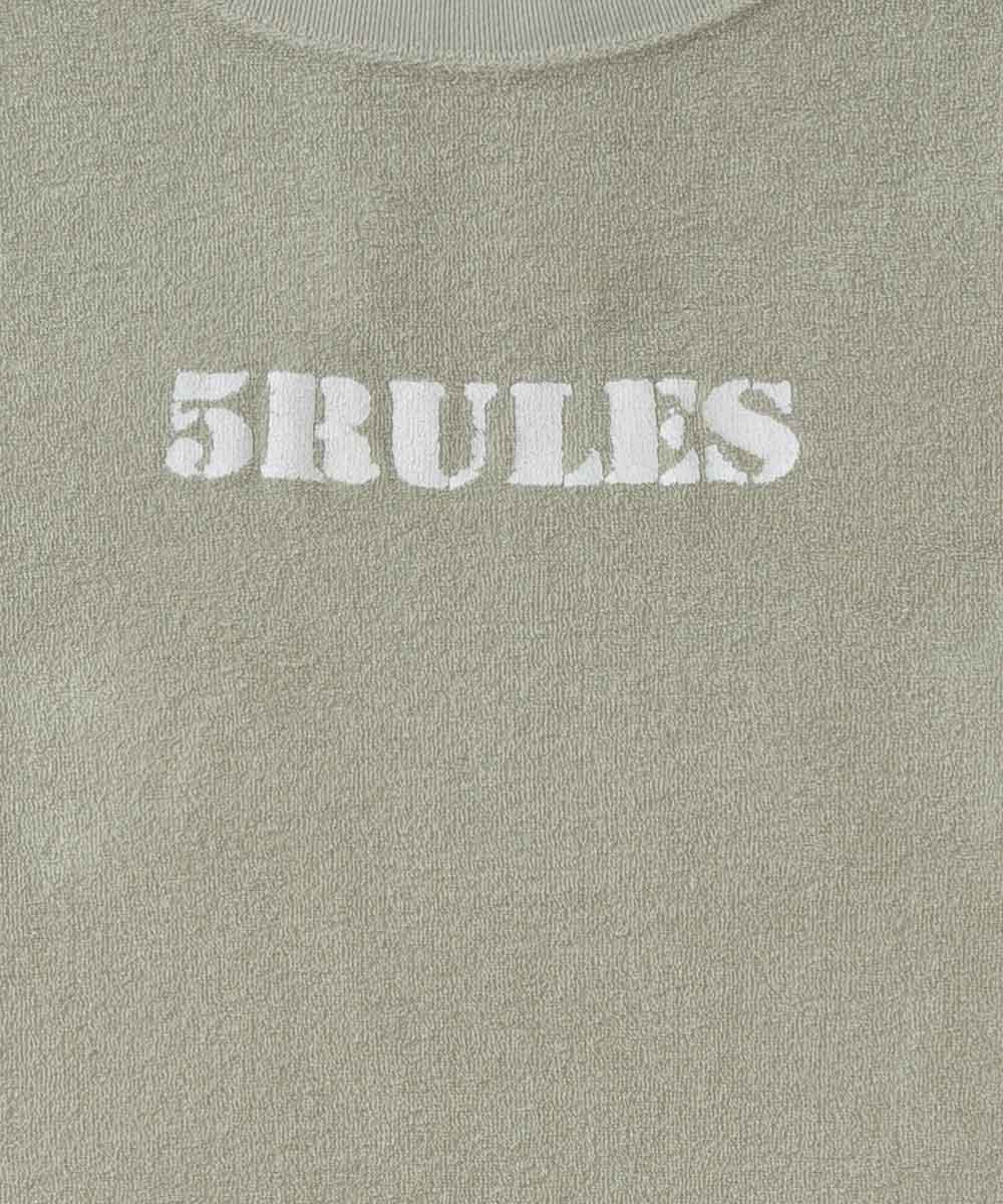 両面パイル半袖Tシャツ【コットン76%リネン24%】