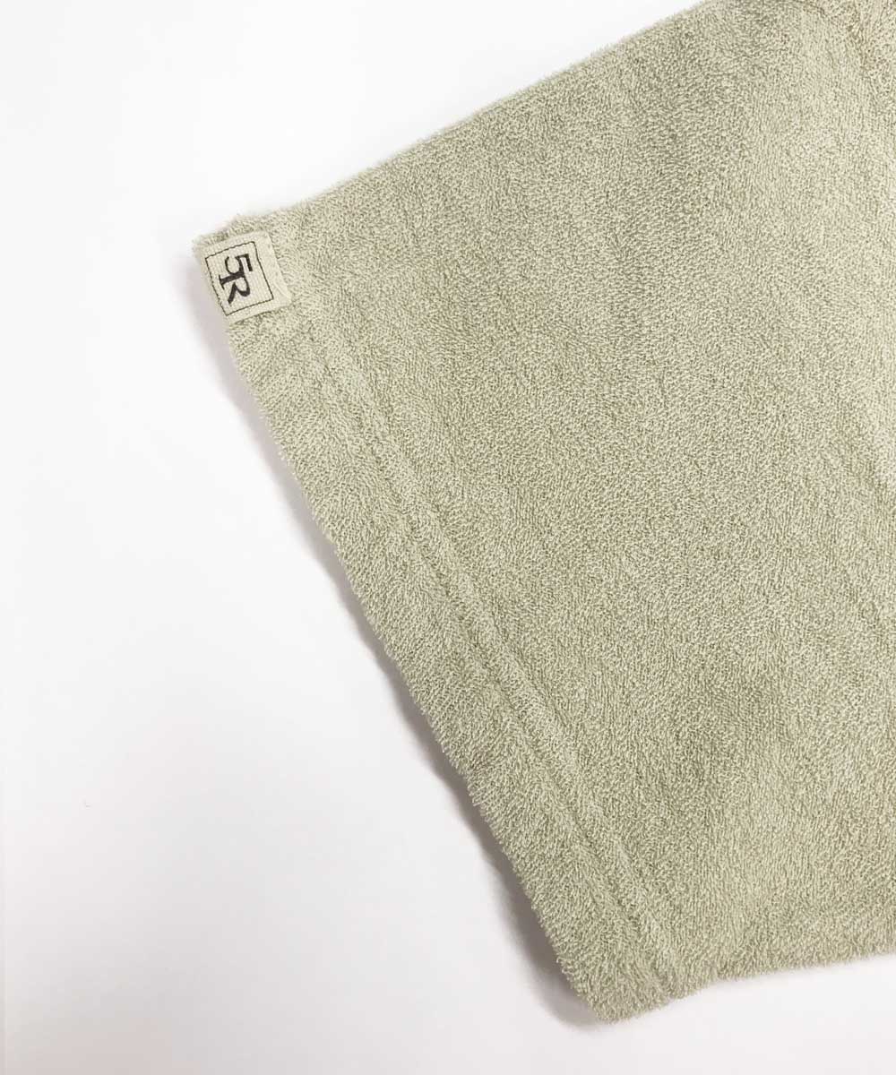 両面パイル半袖Tシャツ【コットン76%リネン24%】