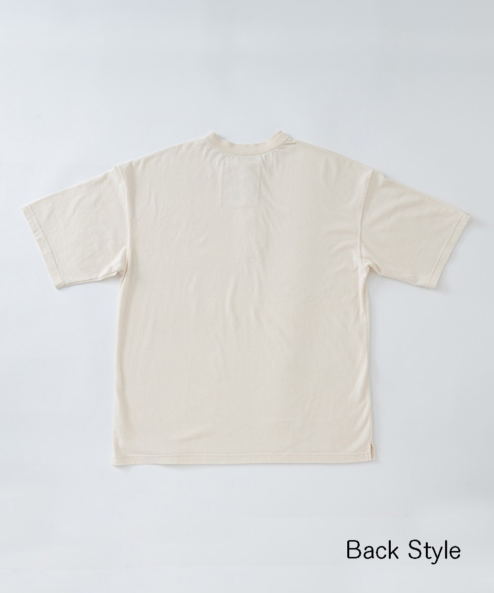 モイスト ヘンリーネック半袖Tシャツ【メンズ】