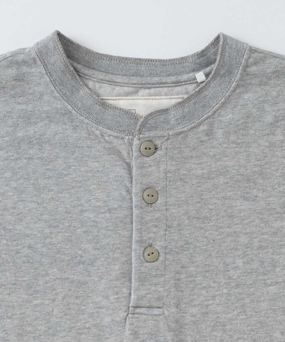 モイスト ヘンリーネック半袖Tシャツ【メンズ】