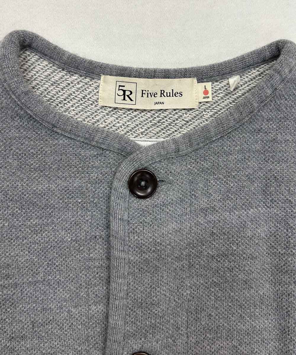 吊り鹿の子裏毛ジャケット【吊編み裏毛】