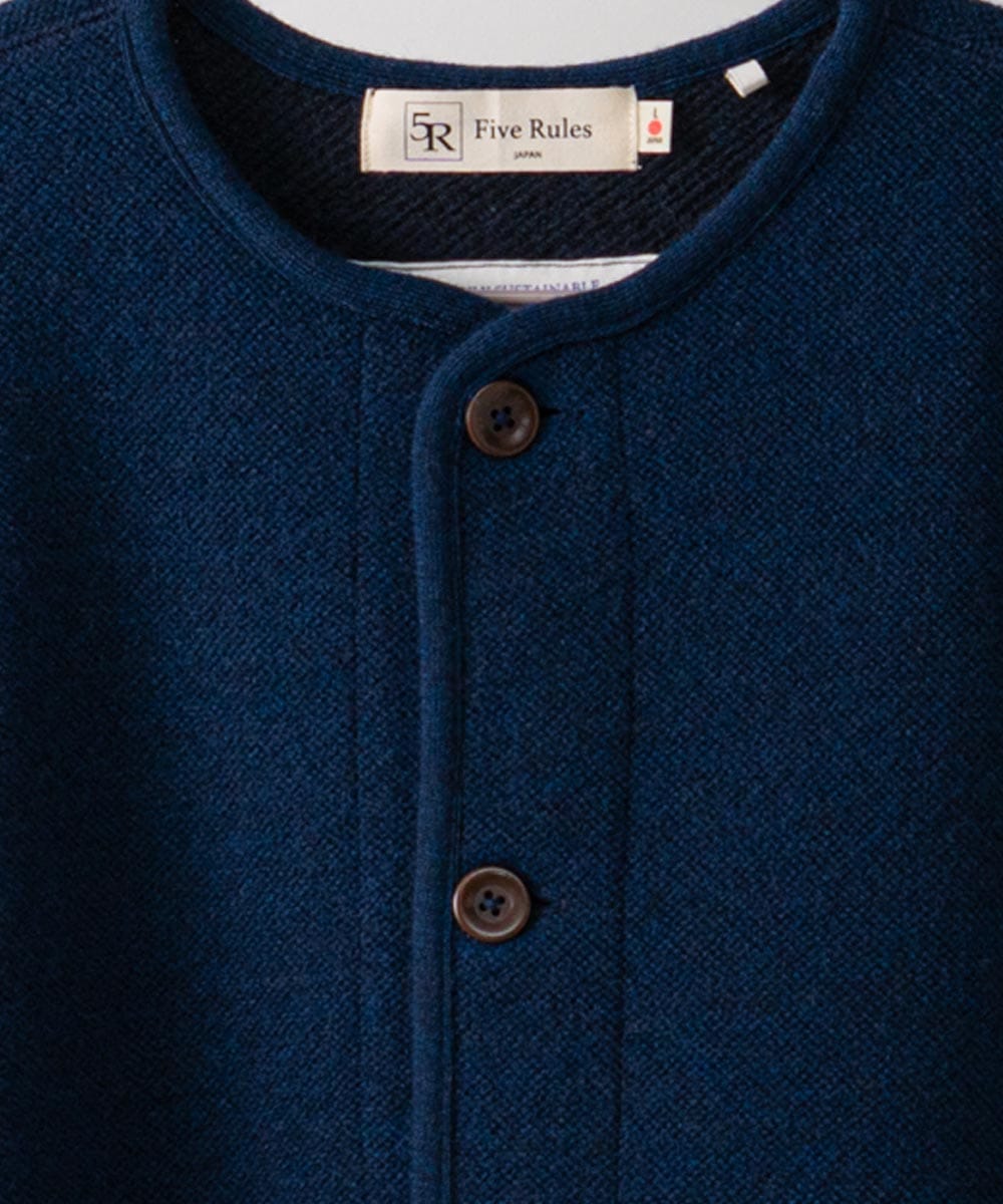 吊り鹿の子裏毛ジャケット【吊編み裏毛】