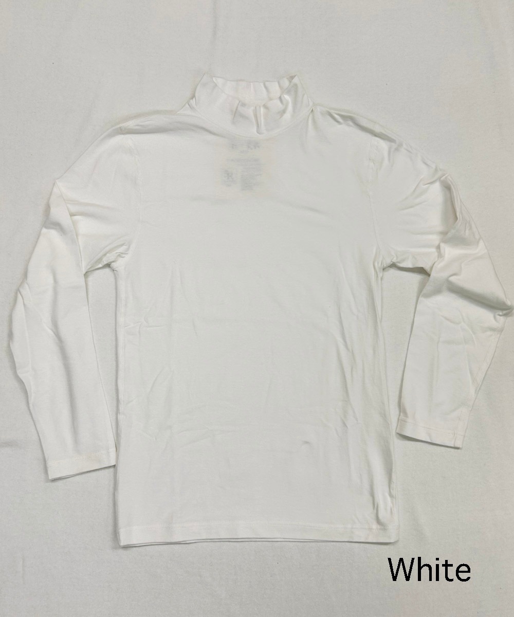 モイスト ベア天竺 モックネックTシャツ【メンズ】