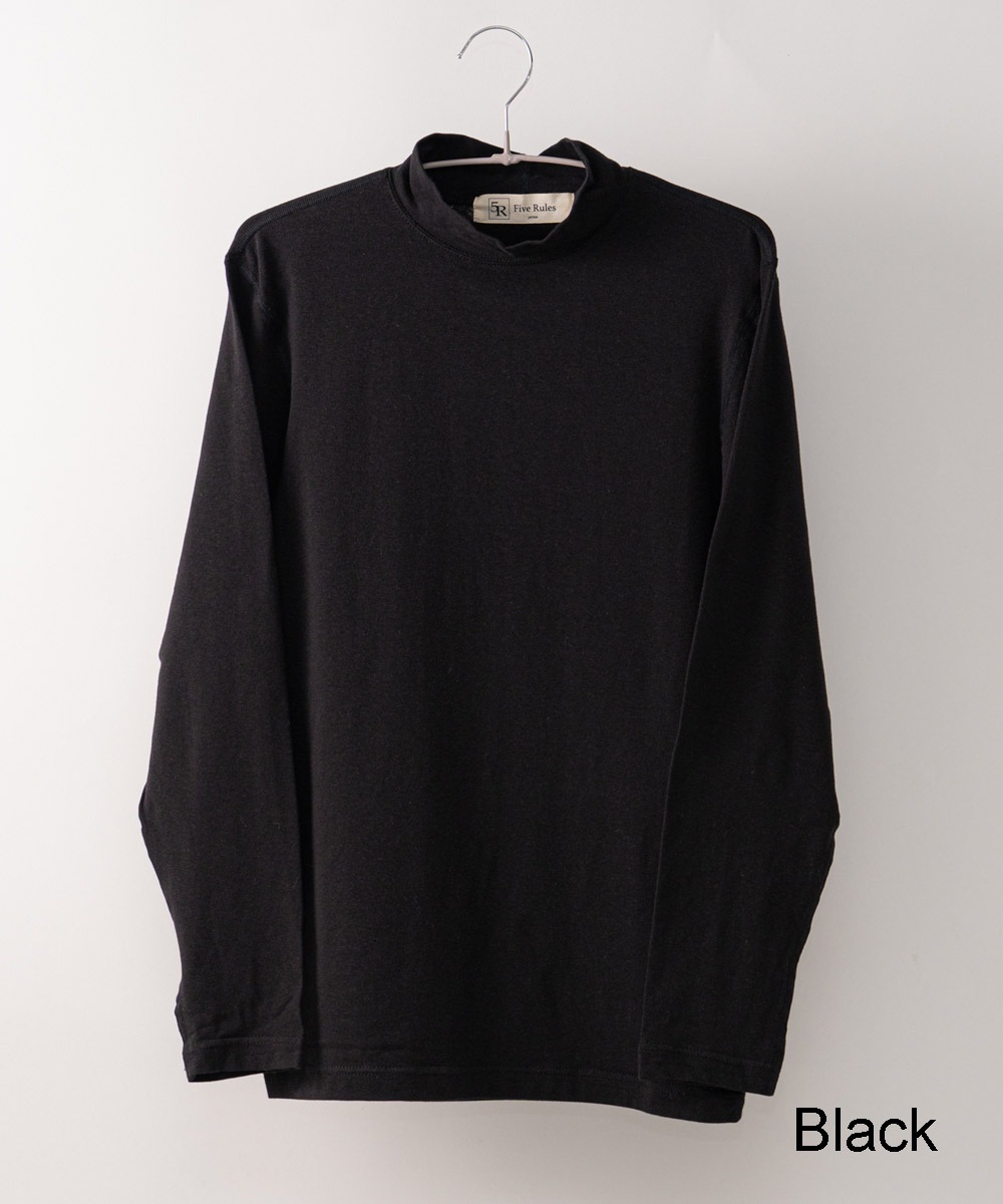 モイスト ベア天竺 モックネックTシャツ【メンズ】