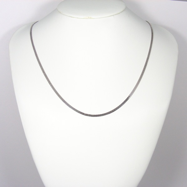 K18WG 6�̥��֥� 10g 50cm ��ʿ �ͥå��쥹 18�� �ۥ磻�ȥ������ ���إ� ��¤ʾ�ɸ���ޡ���(�ۡ���ޡ���)����ۡڿ��ʡۡ���������