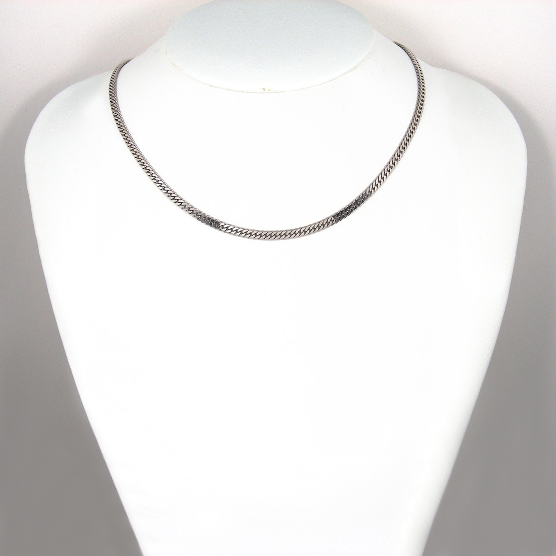 K18WG 6�̥��֥� 20g 40cm ��ʿ �ͥå��쥹 18�� �ۥ磻�ȥ������ ���إ� ��¤ʾ�ɸ���ޡ���(�ۡ���ޡ���)����ۡڿ��ʡۡ���������