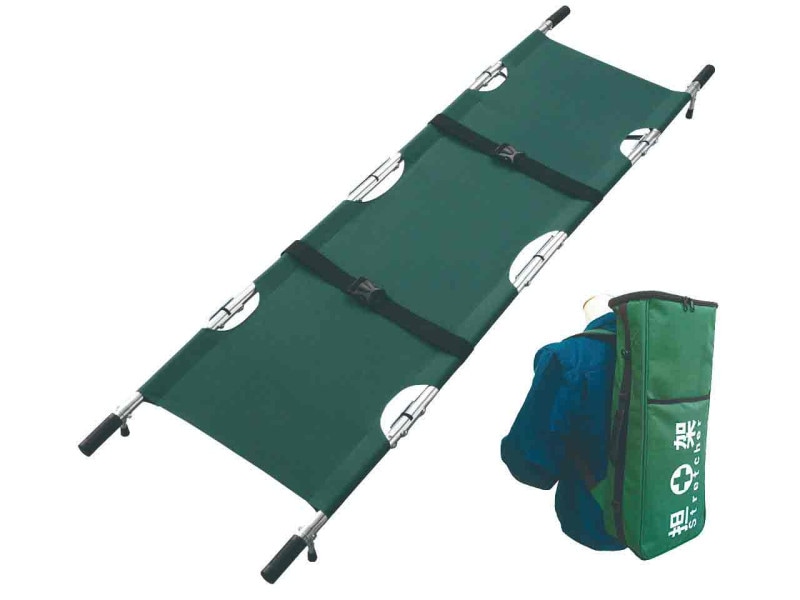 四つ折りストレッチャー（収納バック付） | 防災資機材,担架・搬送用具