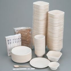 エコロジー食器セット （100人用） | 防災用品,食器・給水用品