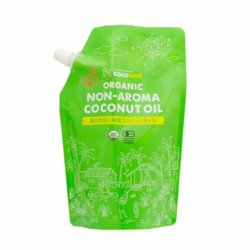 ココウェル 香りのない有機ココナッツオイル｜クッキング｜Earthy Organics