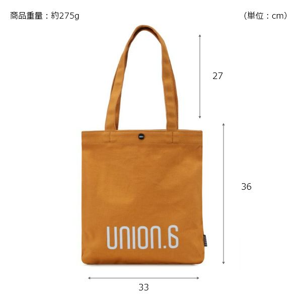 A4対応 帆布トートバッグ - union.6（ユニオンシックス） - トート