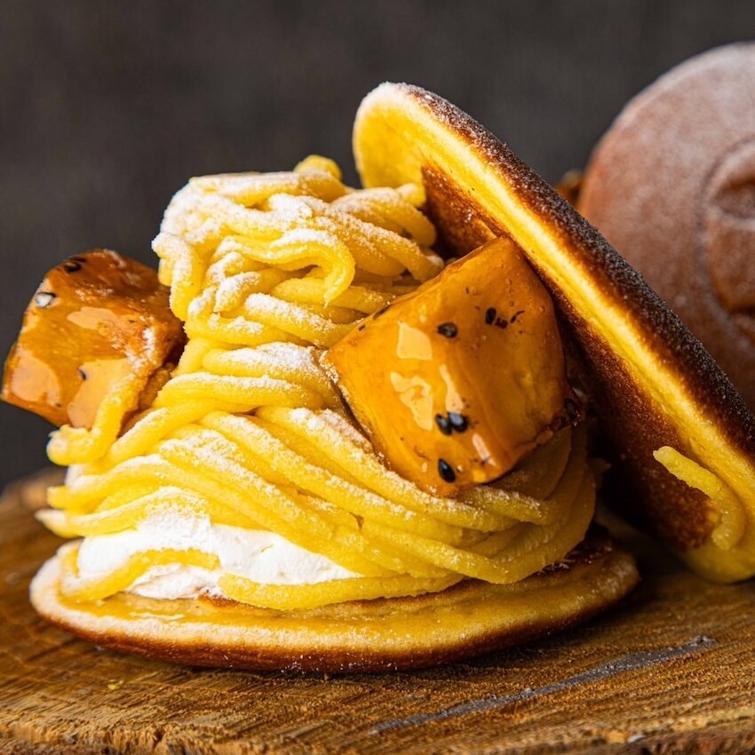 紅はるかモンブラン焼き芋クリーム生どら焼き 4個セット