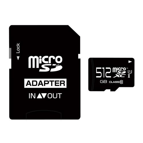 バルク品、microSDXCカード 512GB Class10 UHS-I対応 MFMCSDXC10X512G_BULK[返品交換不可]