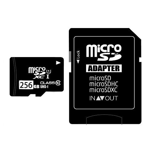 バルク品、microSDXCカード256GB Class10 UHS-I対応 MFMCSDXC10X256G_BULK[返品交換不可] [-blk]