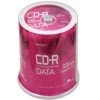 CD-R データ用 700MB 80分 52倍速 100枚 ホワイトワイドプリンタブル|VIVIDディスク|記録メディア