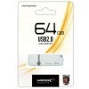 HIDISC USB 2.0 フラッシュドライブ 64GB 白 キャップ式[M便1/2]|USBメモリ|フラッシュメモリ