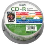 HIDISC CD-R データ用 52倍速 スピンドル 1パック 20枚入