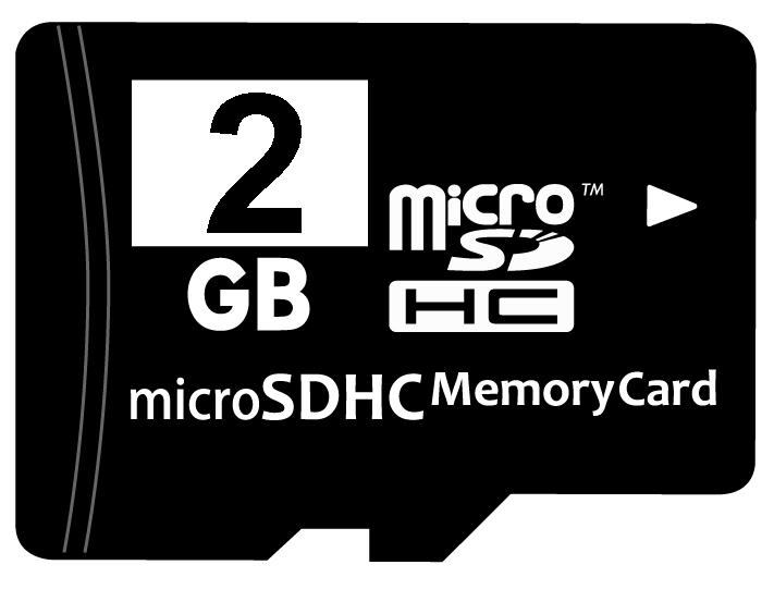 バルク品、microSDカード 2GB SD変換アダプター/プラケース付き MFMCSDHC2G_BULK [返品交換不可] [-blk]