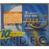 【売り切れ御免】 三菱化学メディア DVD-RWビデオ録画用 CPRM対応 4.7GB 1-2倍速対応 10枚 10mm**|DVD|記録メディア