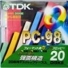 【アウトレット品】TDKのカラーフロッピー 5色x各4枚の20枚Pケース入り|フロッピーディスク|アウトレット