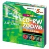 三菱化学メディアの700MB記録CD-RW1-4倍速対応5P**|CD-RW|アウトレット