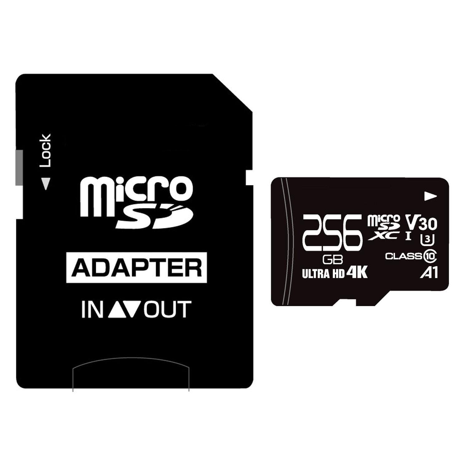 バルク品、超高速microSDXCカード 256GB CLASS10 UHS-I, A1対応 CPRM対応,ECC[返品交換不可]