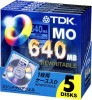 【アウトレット】在庫限り!TDK 3.5インチ MOディスク 640MB アンフォーマット 5枚パック|MOディスク|アウトレット