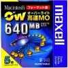 【アウトレット】  マクセル 3.5インチ 高速 MOディスク 640MB 5枚パック Macintoshフォーマット済 オーバーライト対応|MOディスク|アウトレット