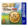 【アウトレット】 マクセル データ用 CD-RW MQシリーズ くり返し記録用 700MB 1-4倍速対応 5枚パック CDRW80MQ.1P5S**|CD|記録メディア