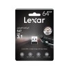 最大読込速度：250MB/秒 Lexar USB 3.1 Jump Drive S47 USBフラッシュドライブ 64GB LJDS047064G-BNBNJ|USB3.1|USBメモリ