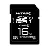 HIDISC MLC採用高耐久SDメモリーカード 16GB KIOXIAチップ採用 HDSDHC16GMLPJP3|メモリカード|フラッシュメモリ