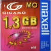 maxell  3.5インチ MOディスク GIGAMO 1.3GB 1枚 アンフォーマット MA-M1300 B1P**|MOディスク|アウトレット